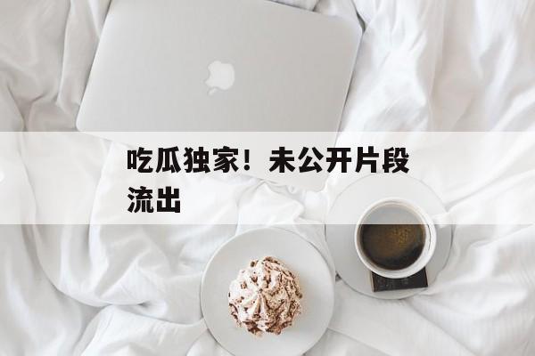 吃瓜独家！未公开片段流出